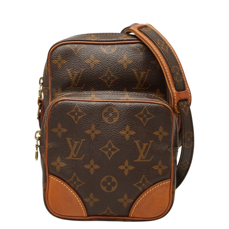 ルイ ヴィトン モノグラム アマゾン 斜め掛け ショルダーバッグ M45236 ブラウン PVC レザー レディース LOUIS VUITTON 【中古】