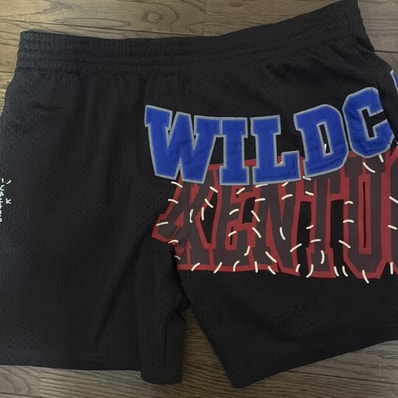 Travis Scott x M&N x University Of KentUCky Shorts "Brown"