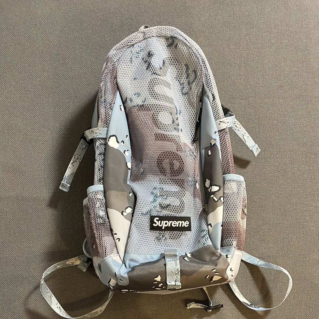 Supreme 20SS Backpack "Camo Blue"