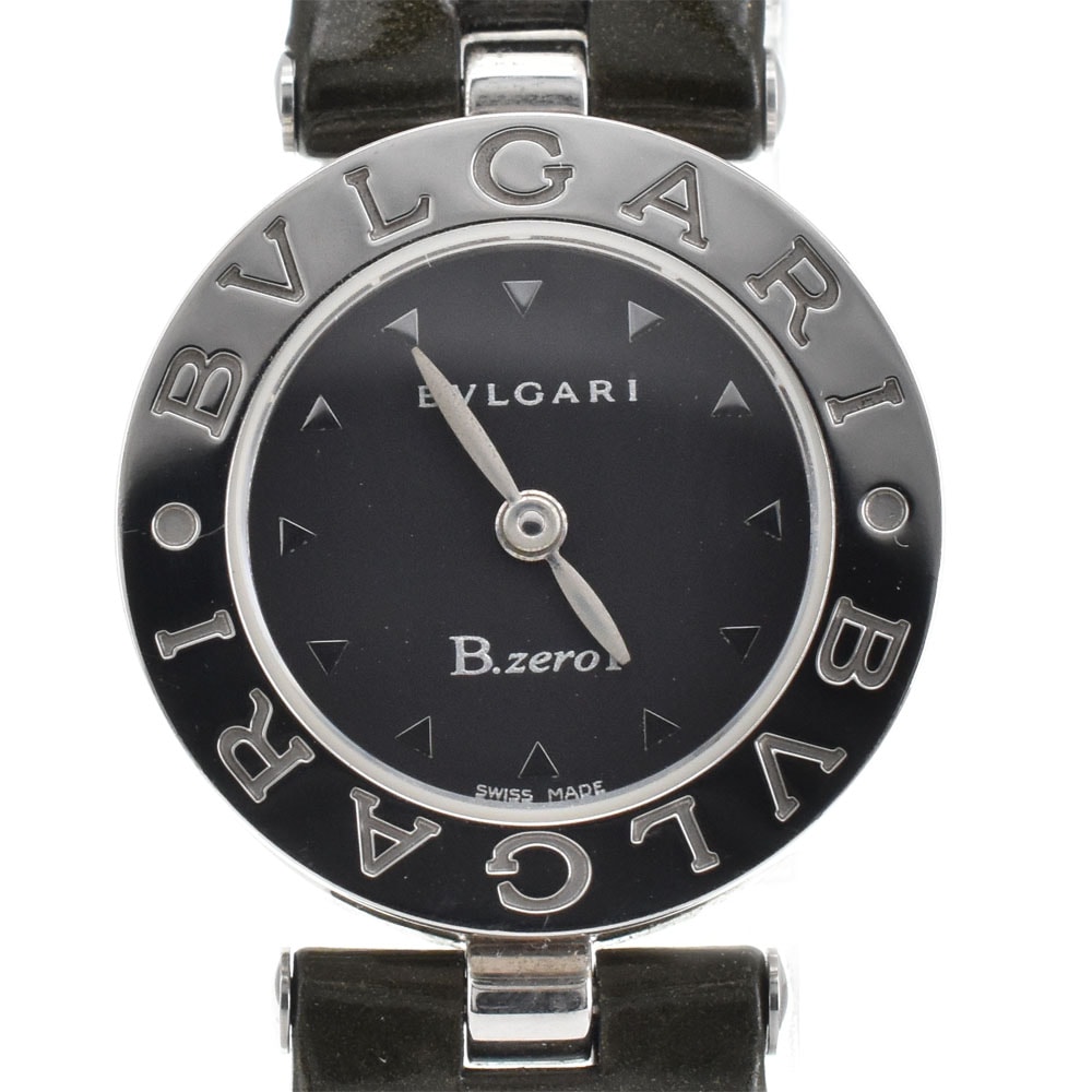 値下 ブルガリ BVLGARI BZ22S B.zero1 SS/レザー クォーツ レディース O#143343