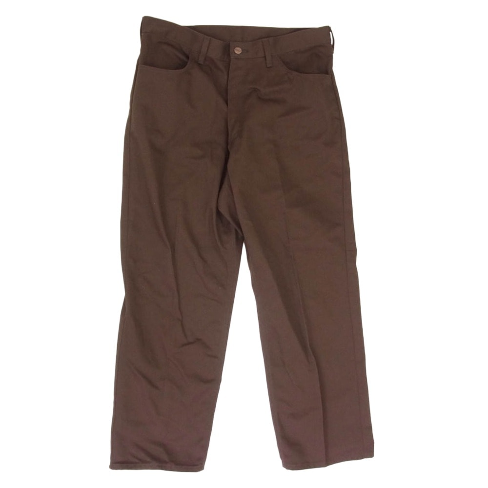 WACKO MARIA ワコマリア Wrangler ラングラー WS0192 × Wrangler WRANCHER DRESS JEANS ラングラー ランチャー ドレス ジーンズ パンツ ブラウン系 XL【中古】