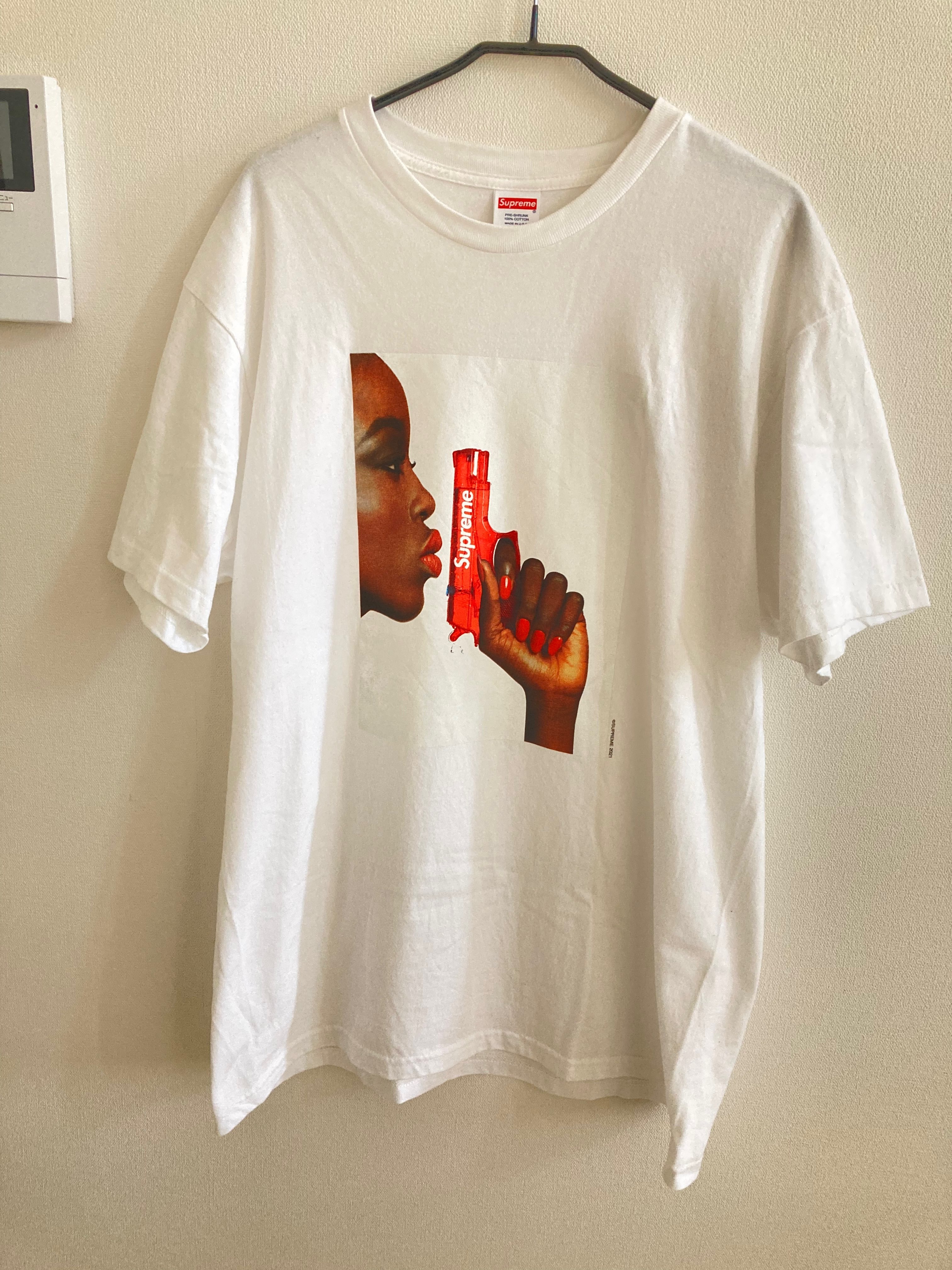Supreme Water Pistol Tee "White"