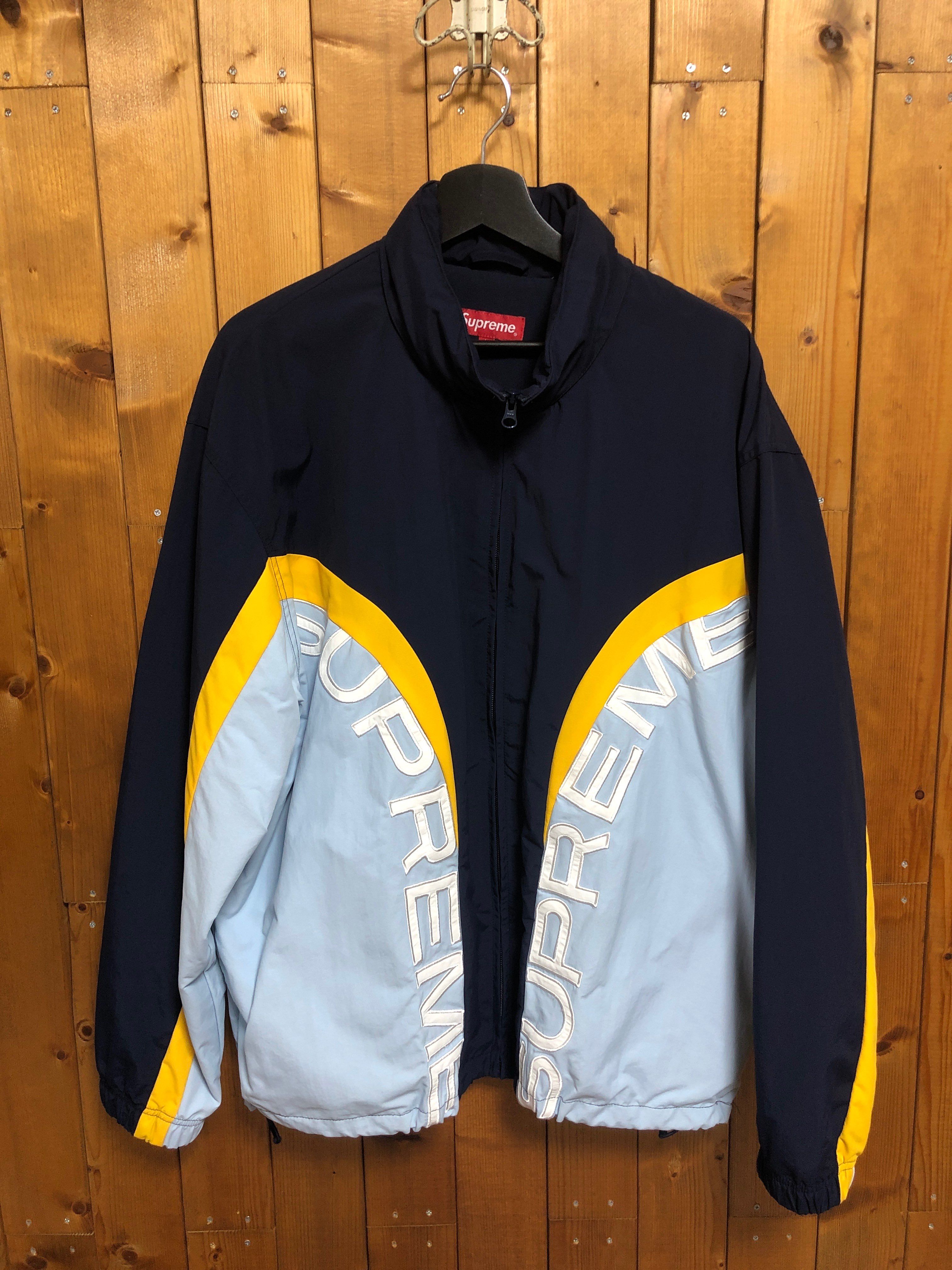 Supreme Curve Track Jacket "Navy"