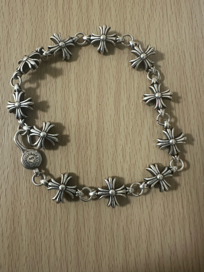Chrome Hearts クロスボール ブレスレット シルバー
