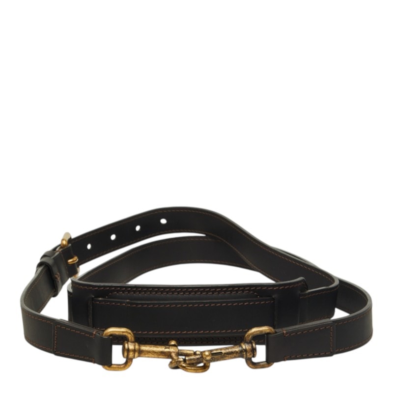 ルイ ヴィトン ショルダーストラップ ブラウン レザー レディース LOUIS VUITTON 中古