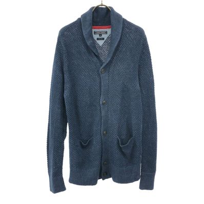 TOMMY HILFIGER 長袖 ショールカラー カーディガン