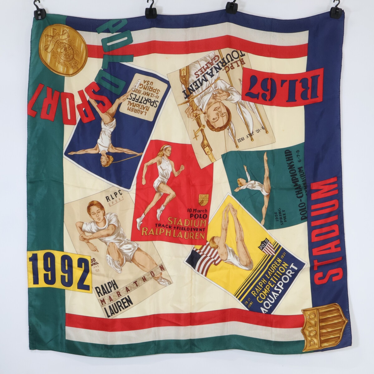 ラルフローレン 1192 スタジアム シルク100％