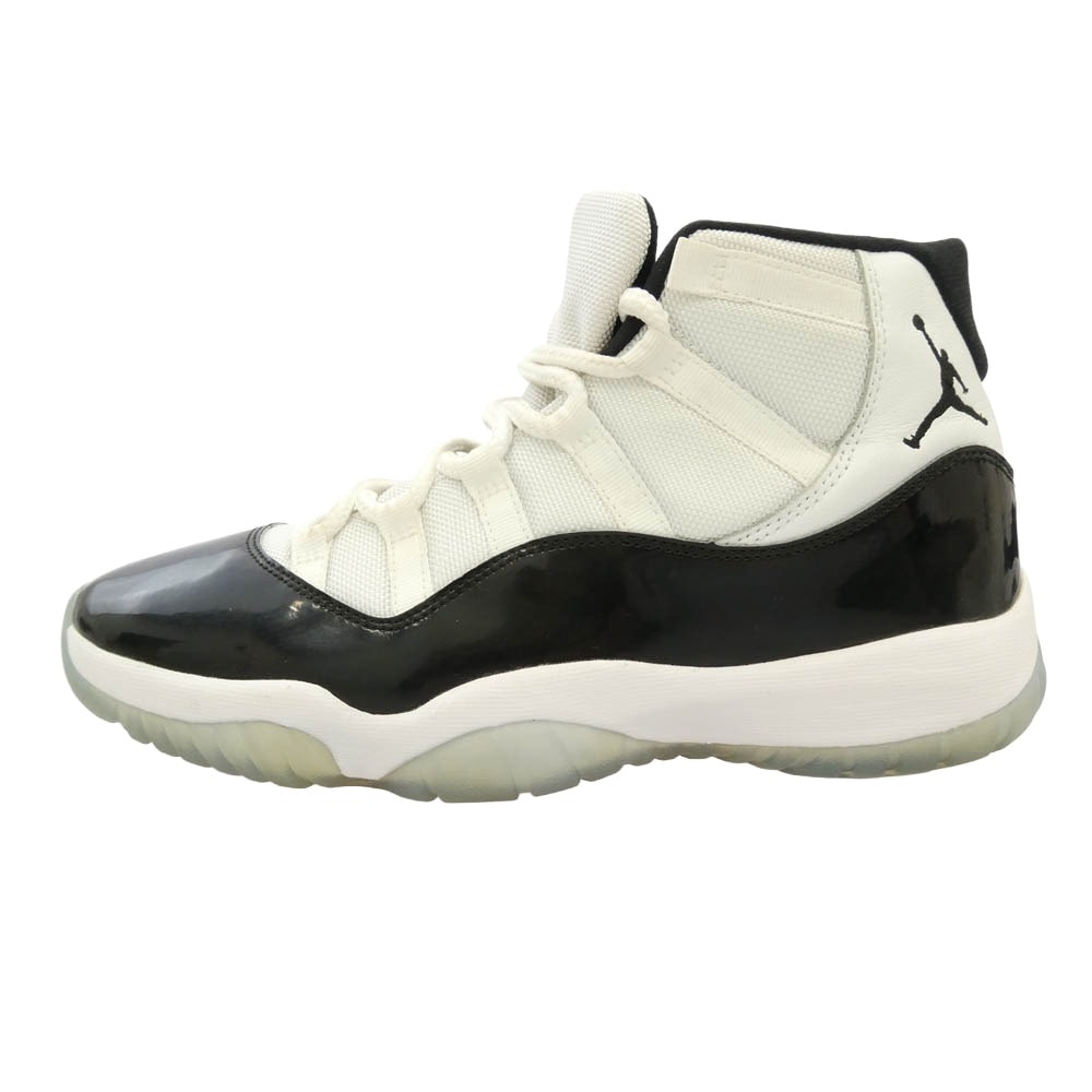 NIKE ナイキ 378037-100 Air Jordan 11 Retro Concord AJ11 エアジョーダン11 レトロ コンコルド ロゴ ハイカット スニーカー ホワイト系 ブラック系 27.5cm【中古】