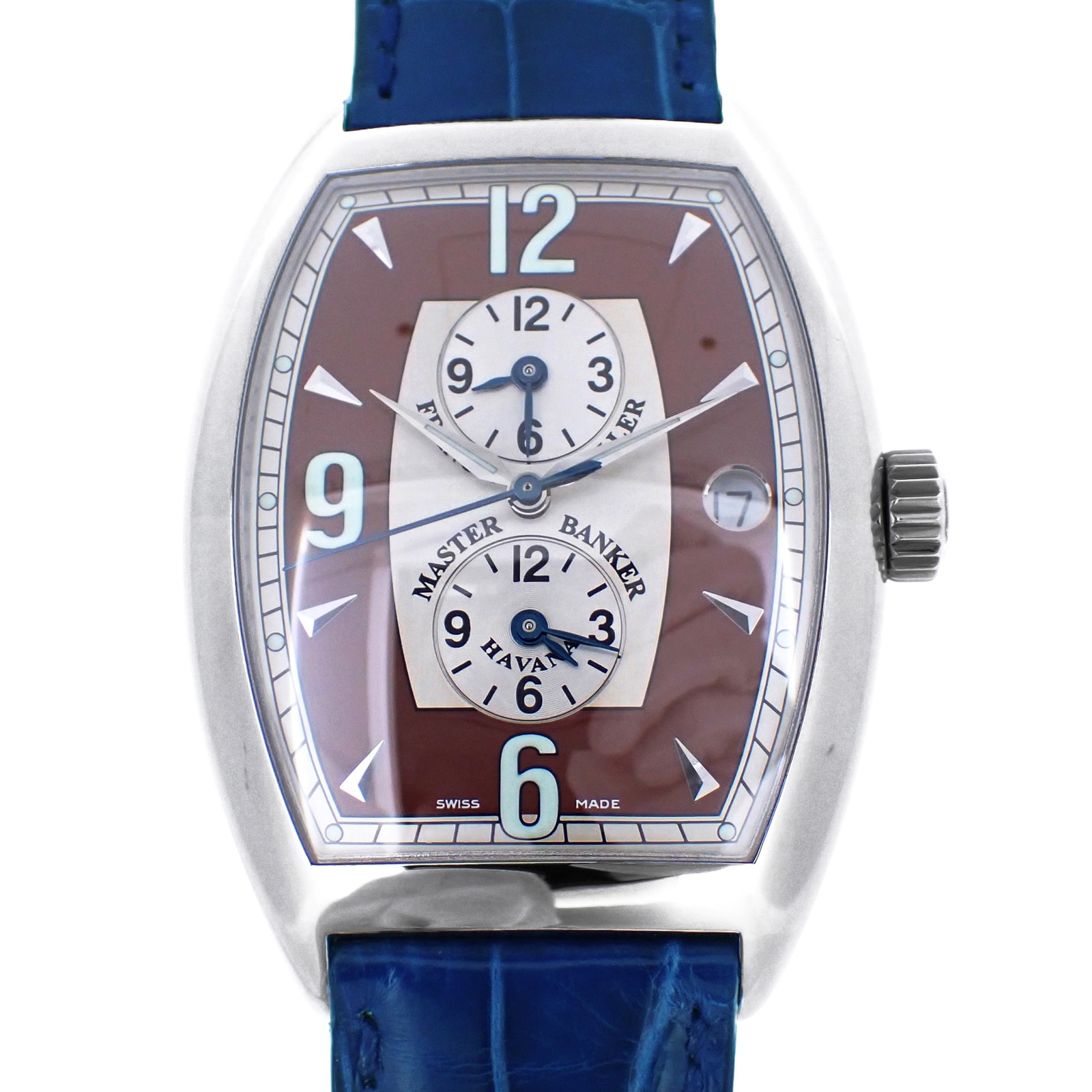 未使用 展示品 FRANCK MULLER フランクミュラー  マスターバンカー ハバナ  7880MB HV  メンズ 腕時計