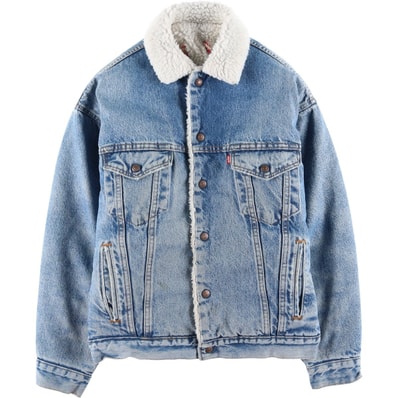 古着 リーバイス Levi's デニムボアジャケット メンズL相当 ヴィンテージ/eaa611140