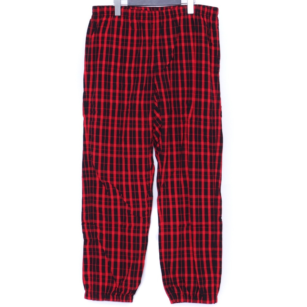 SUPREME Nylon Plaid Track Pants
