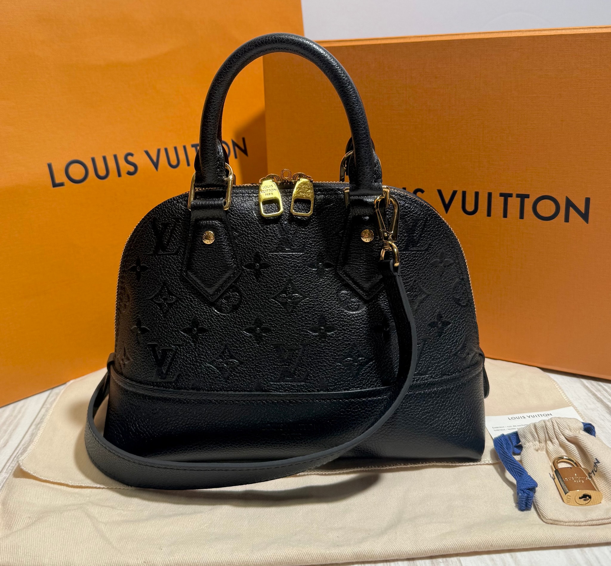 Louis Vuitton Monogram Empreinte Leather Neo Alma BB