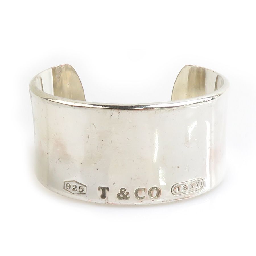 Tiffany カフバングル　1837 シルバー ティファニー 1837 カフ シルバー バングル 総重量約41.8g 約