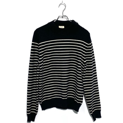 CELINE Wool Marine Knit Sweater "Black/White"
