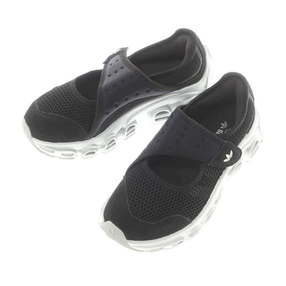 【中古】アディダス adidas Adifom Megajane スニーカー ブラックxシルバー【サイズ22.5cm】【レディース】