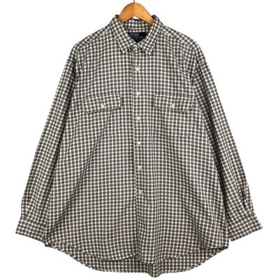 古着 ラルフローレン Ralph Lauren POLO by Ralph Lauren BENFORD 長袖 ボタンダウンチェックシャツ メンズXL相当/eaa593774