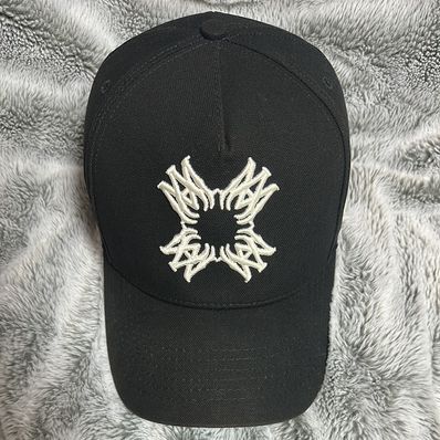 AMIRI MA QUAD CANVAS HAT "BLACK"