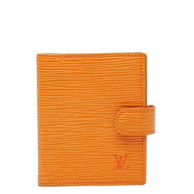 ルイ ヴィトン エピ アジェンダ ミニ 手帳カバー R2007H マンダリン オレンジ レザー レディース LOUIS VUITTON 【中古】