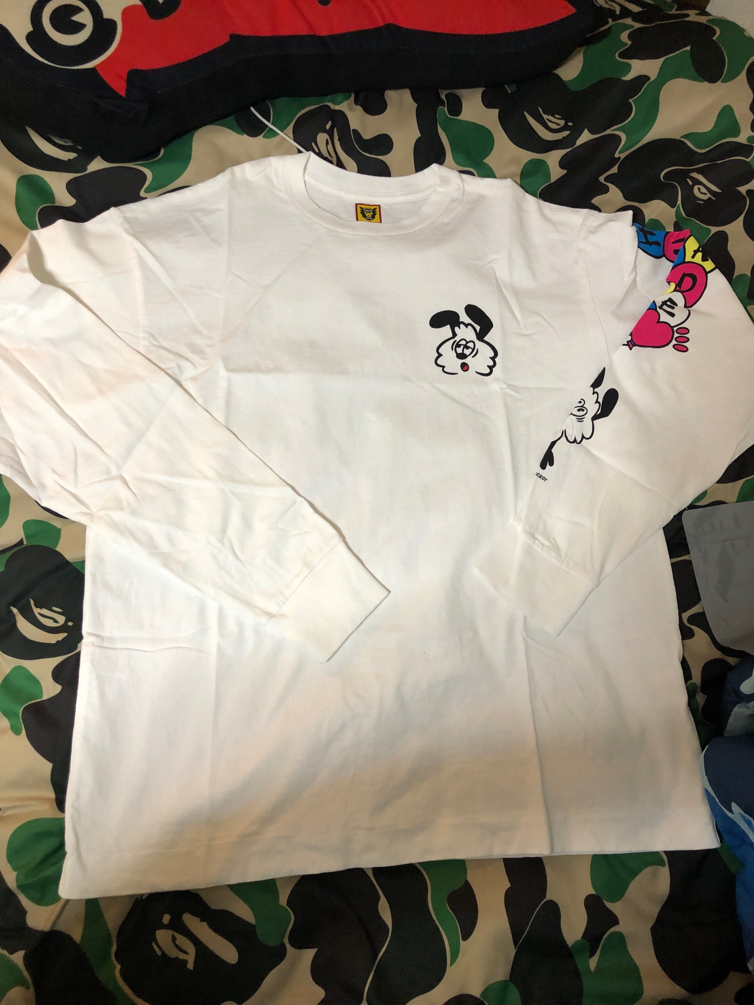 HUMAN MADE VICK LONG SLEEVE T-SHIRT "White"