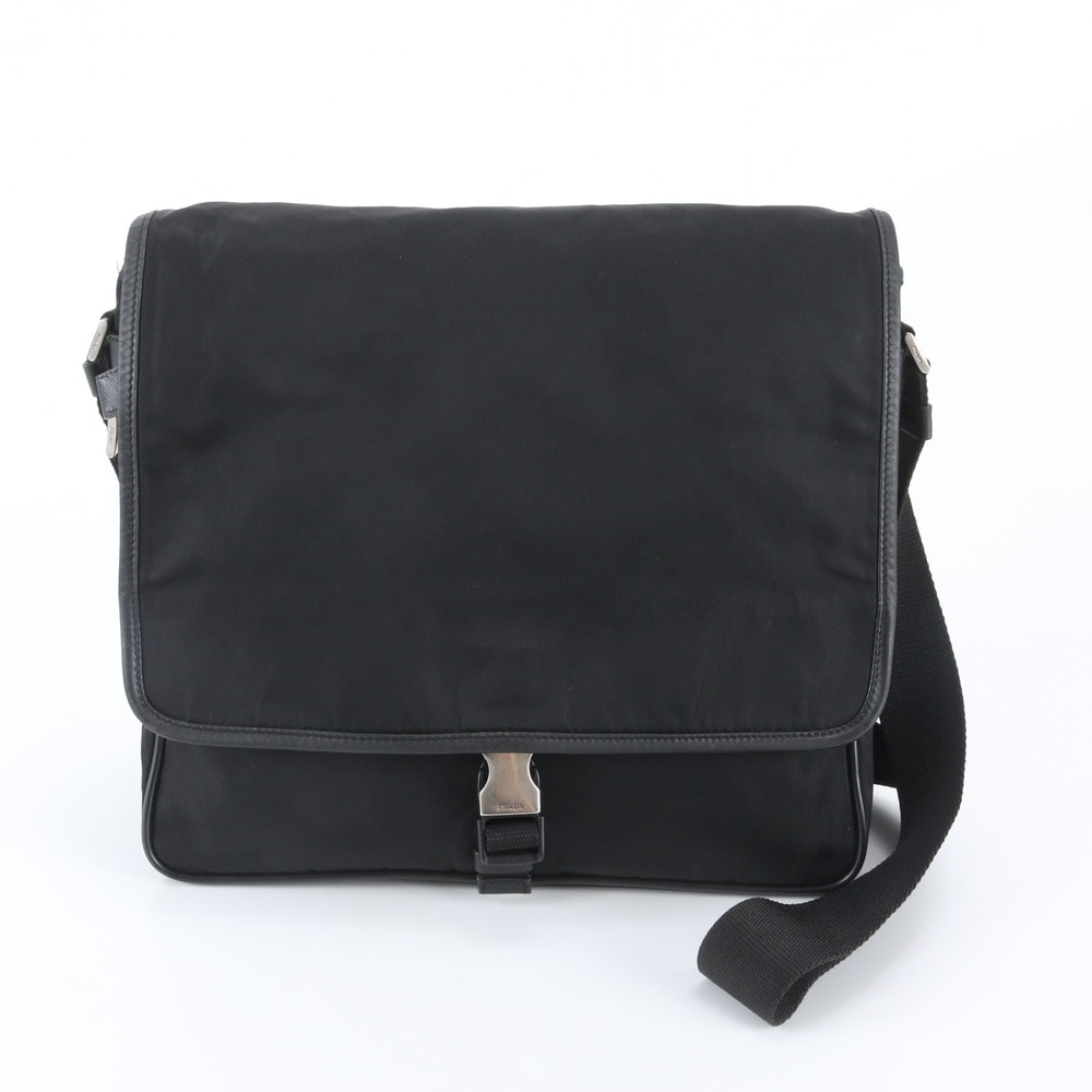 ■美品 プラダ テスート ナイロン白タグあり トライアングルロゴ