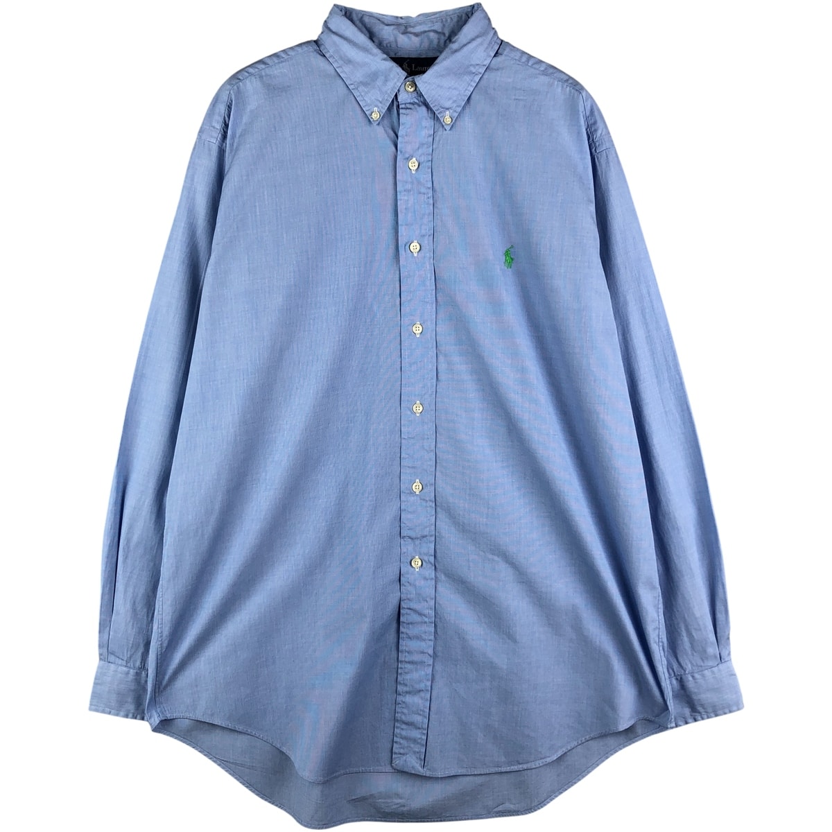 古着 ラルフローレン Ralph Lauren CLASSIC FIT クラシックフィット 長袖 ボタンダウンシャツ メンズL相当/eaa602903