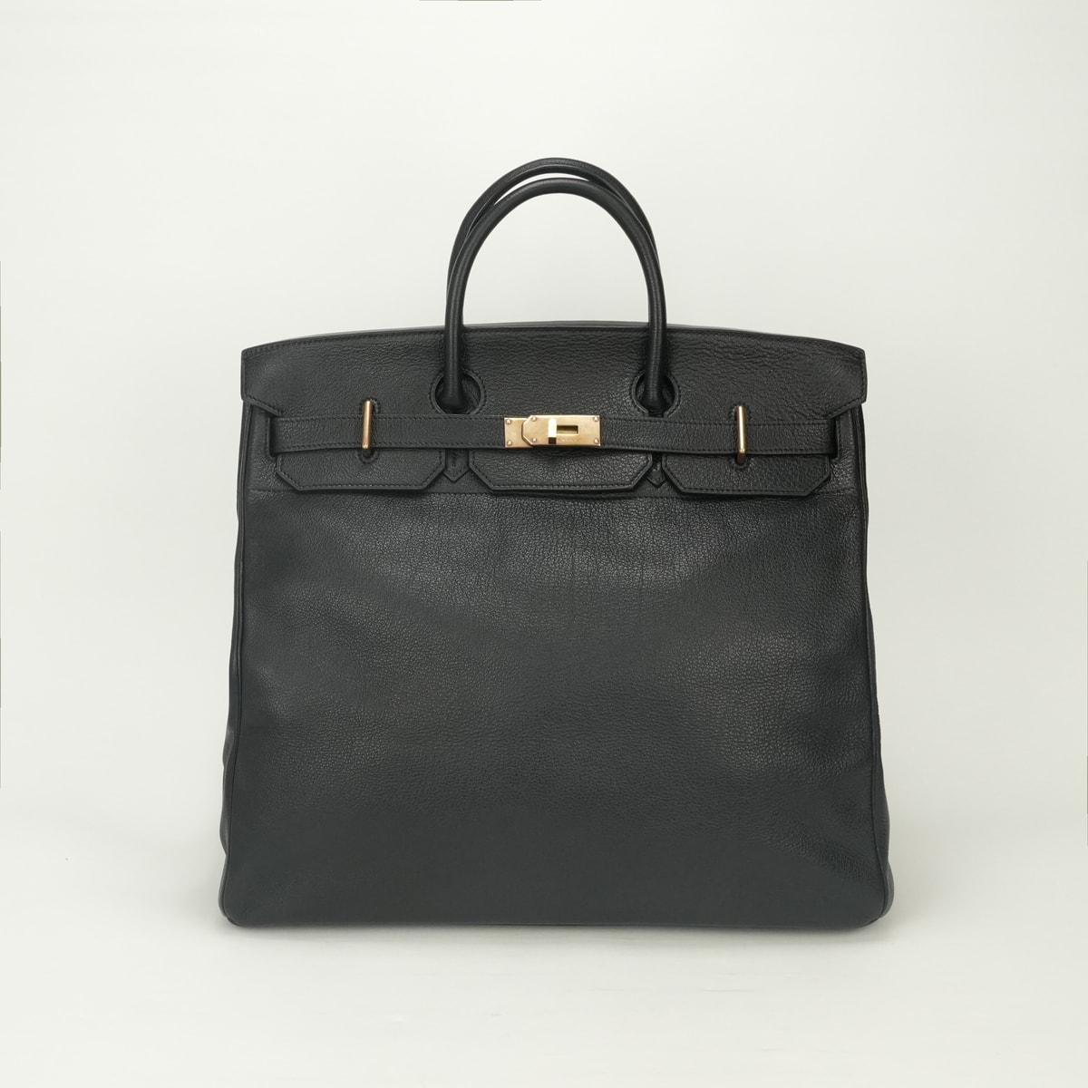 エルメス HERMES オータクロア45 オータクロア 45 バッグ トートバッグ フィヨルド ノワール Noir ブラック Black 黒 ゴールド金具 ハンドバッグ
