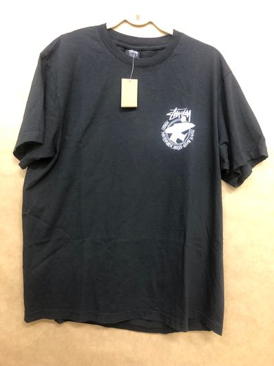 BEACH ROOTS PIG. DYED TEE 黒 L