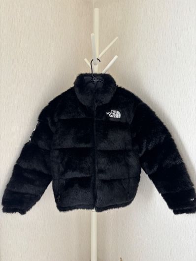 Supreme x The North Face Faux Fur Nuptse Jacket "Black"