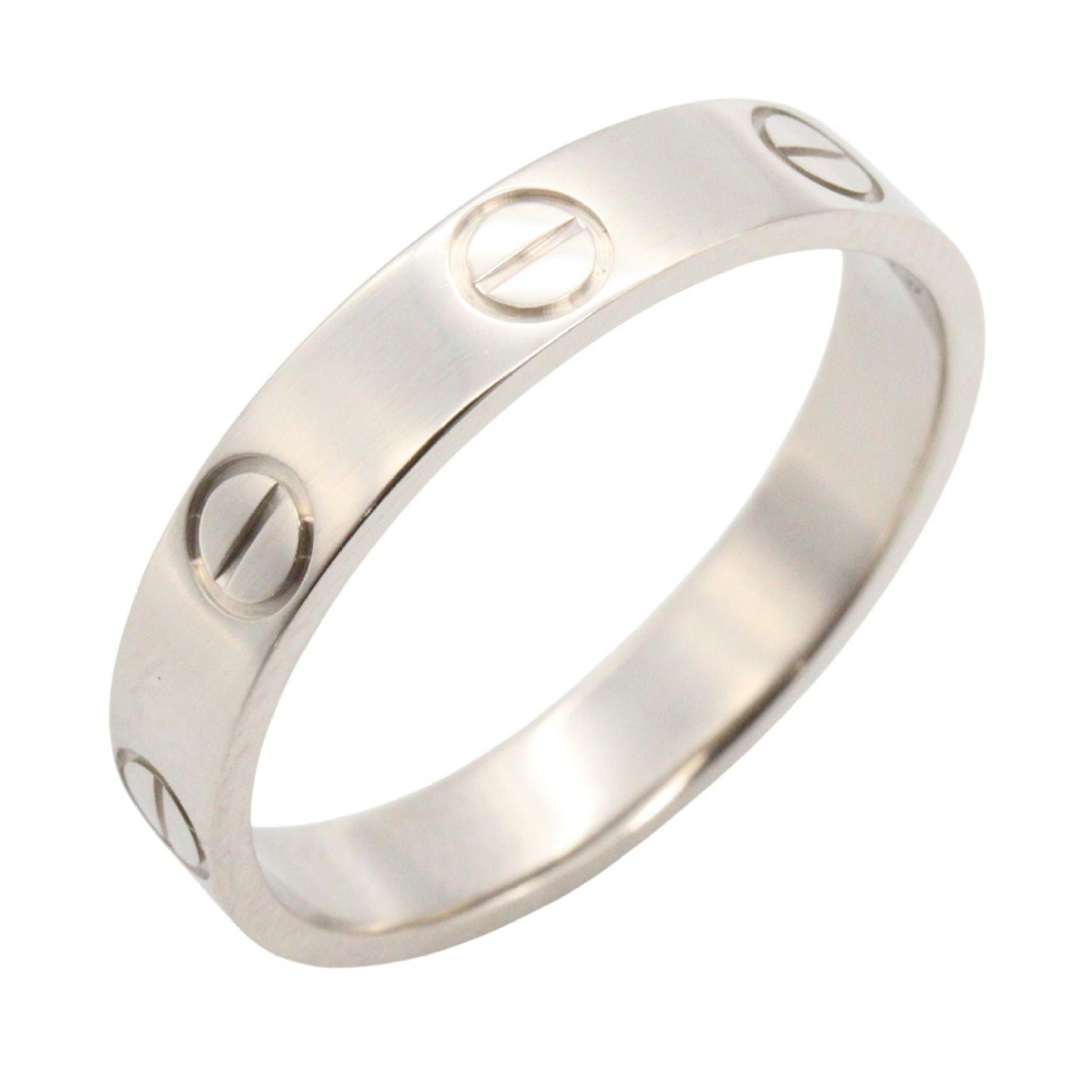 カルティエ CARTIER ミニラブリング リング・指輪 ジュエリー K18WG(ホワイトゴールド) レディース シルバー系 B4085151 【中古】