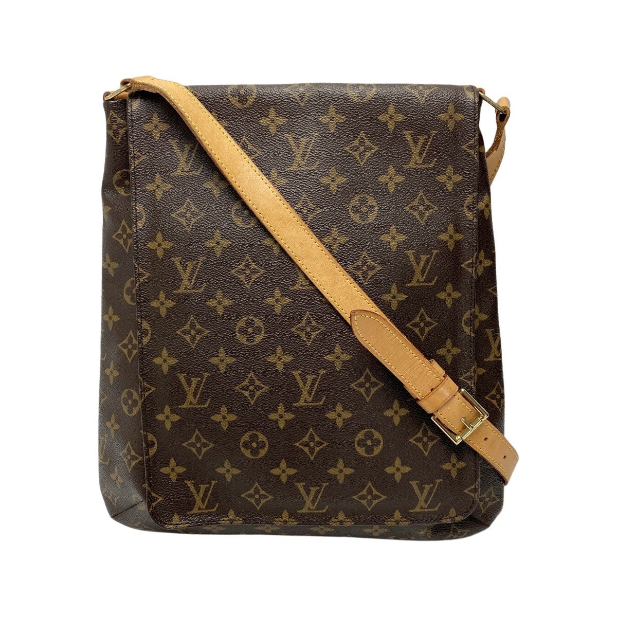 LOUIS VUITTON ルイヴィトン モノグラム ミュゼット M51256 ショルダーバッグ 布袋有