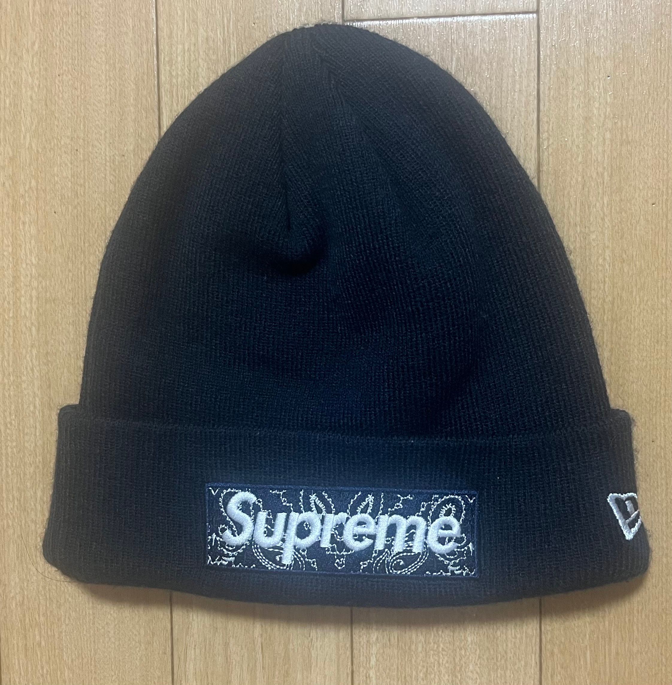 やや傷や汚れあり】シュプリーム バンダナ ニューエラ ボックス ロゴ