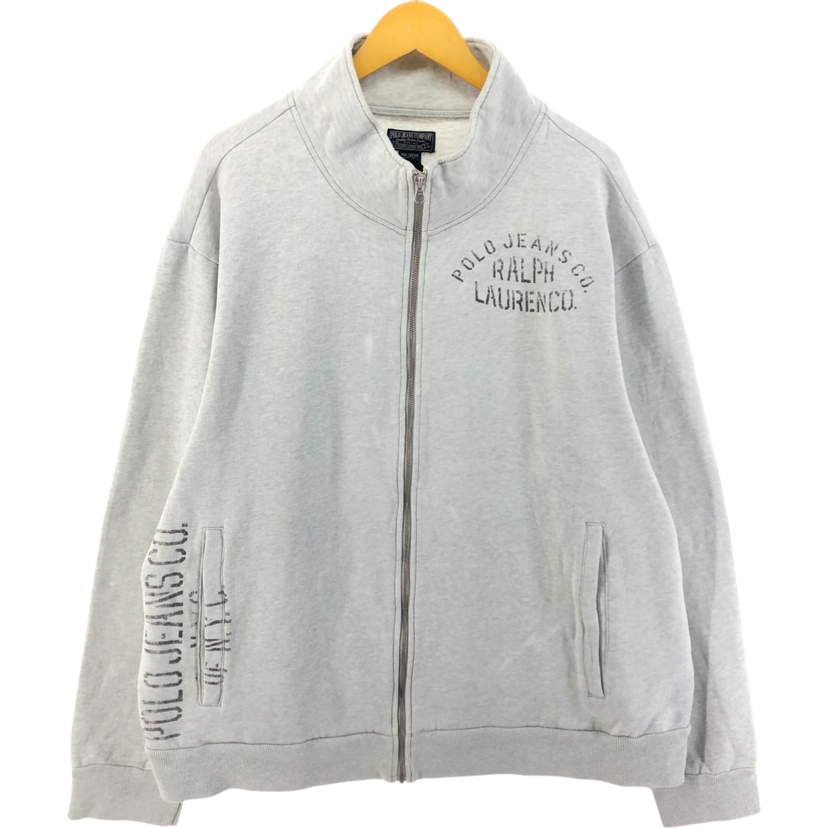 古着 ラルフローレン Ralph Lauren POLO JEANS COMPANY フルジップスウェットシャツ トレーナー メンズXXL相当/eaa527231