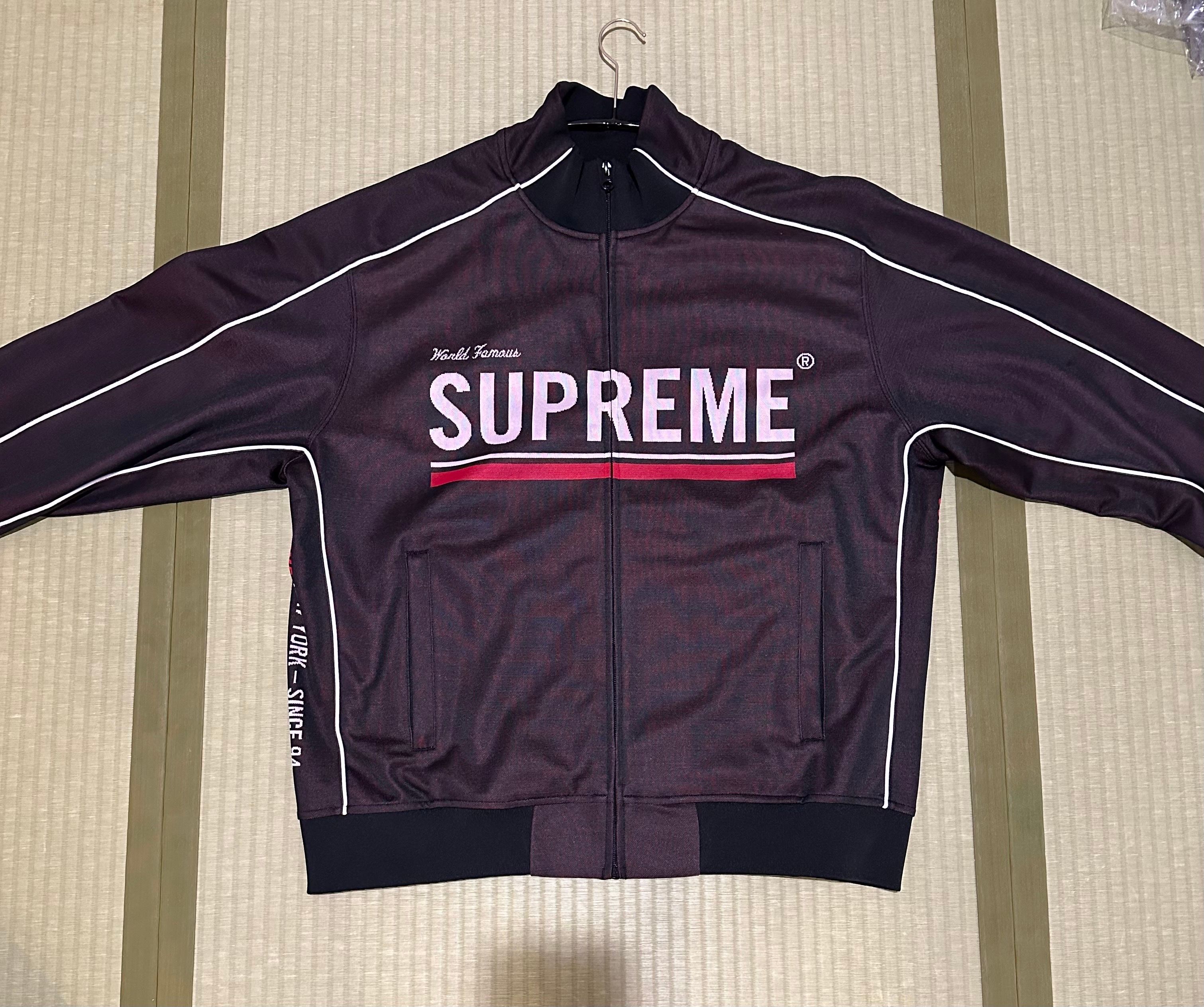 Supreme World Famous Jacquard Track Jacket "Black"