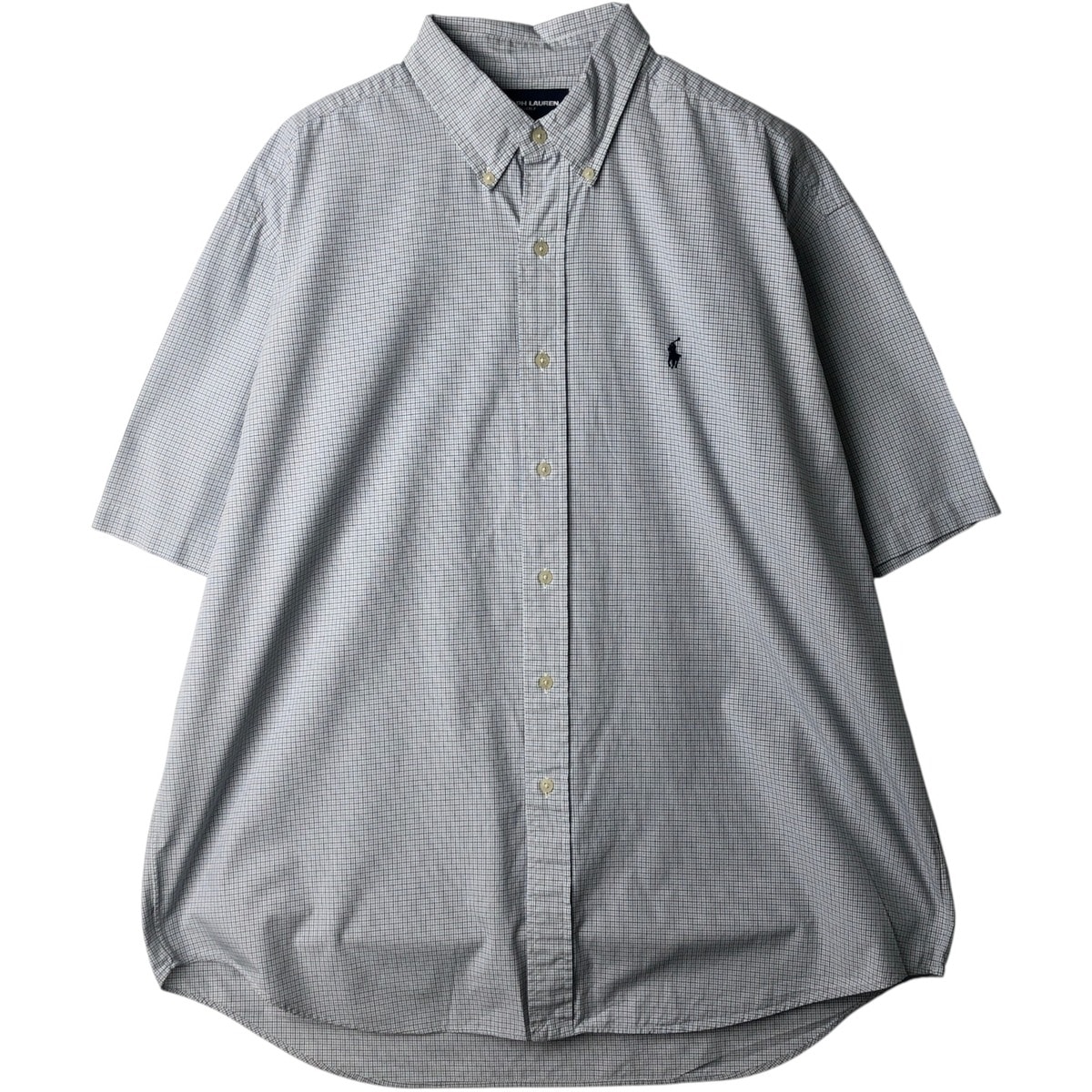 古着 ラルフローレン Ralph Lauren RALPH LAUREN GOLF TILDEN 半袖 ボタンダウン チェックシャツ メンズXL相当/eaa643941