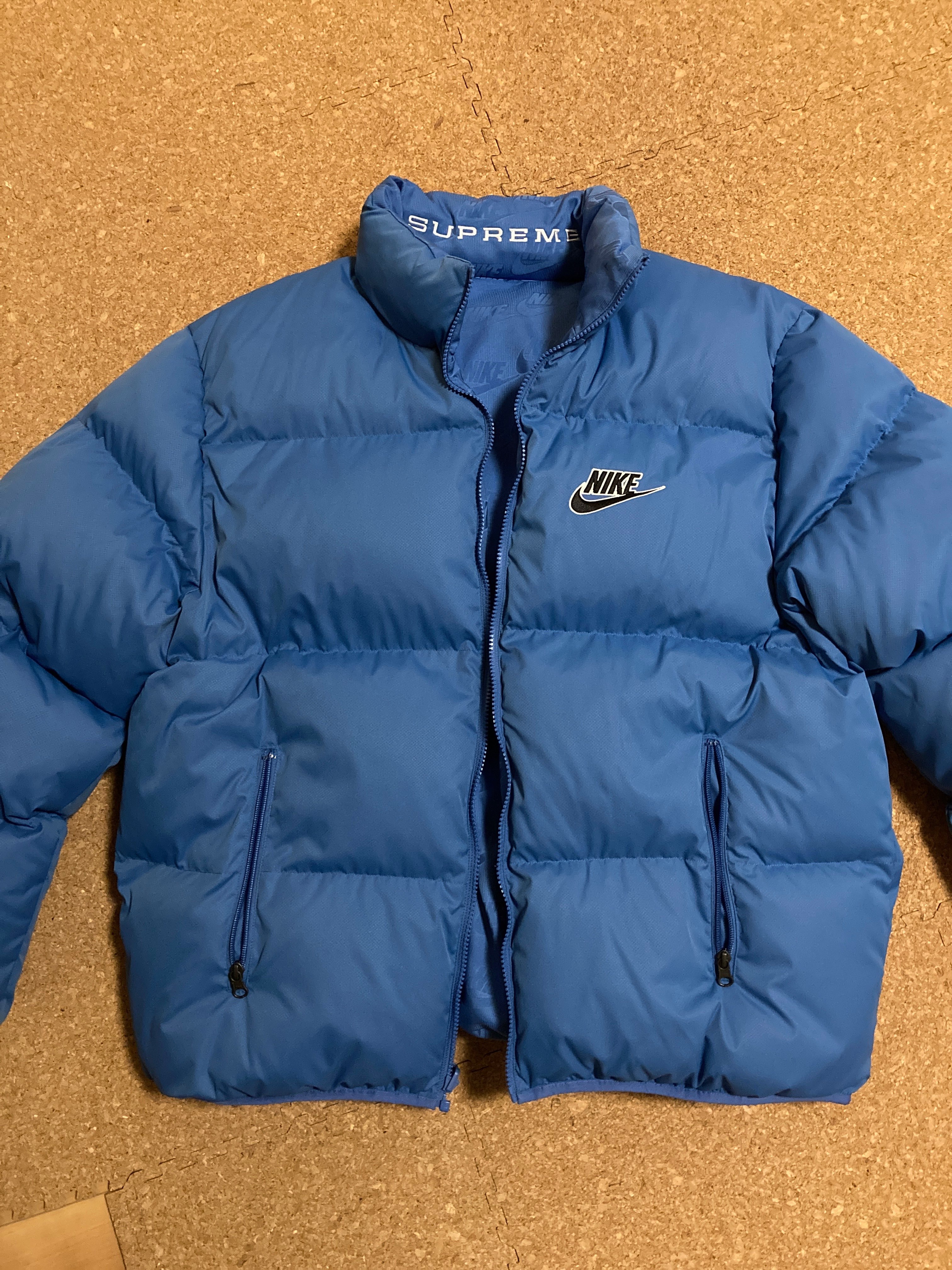 Supreme / Nike® Reversible Puffy Jacket "Blue"