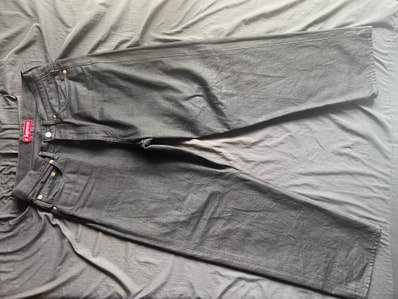Supreme Baggy Selvedge Jean (26SS) "Rigid Black"