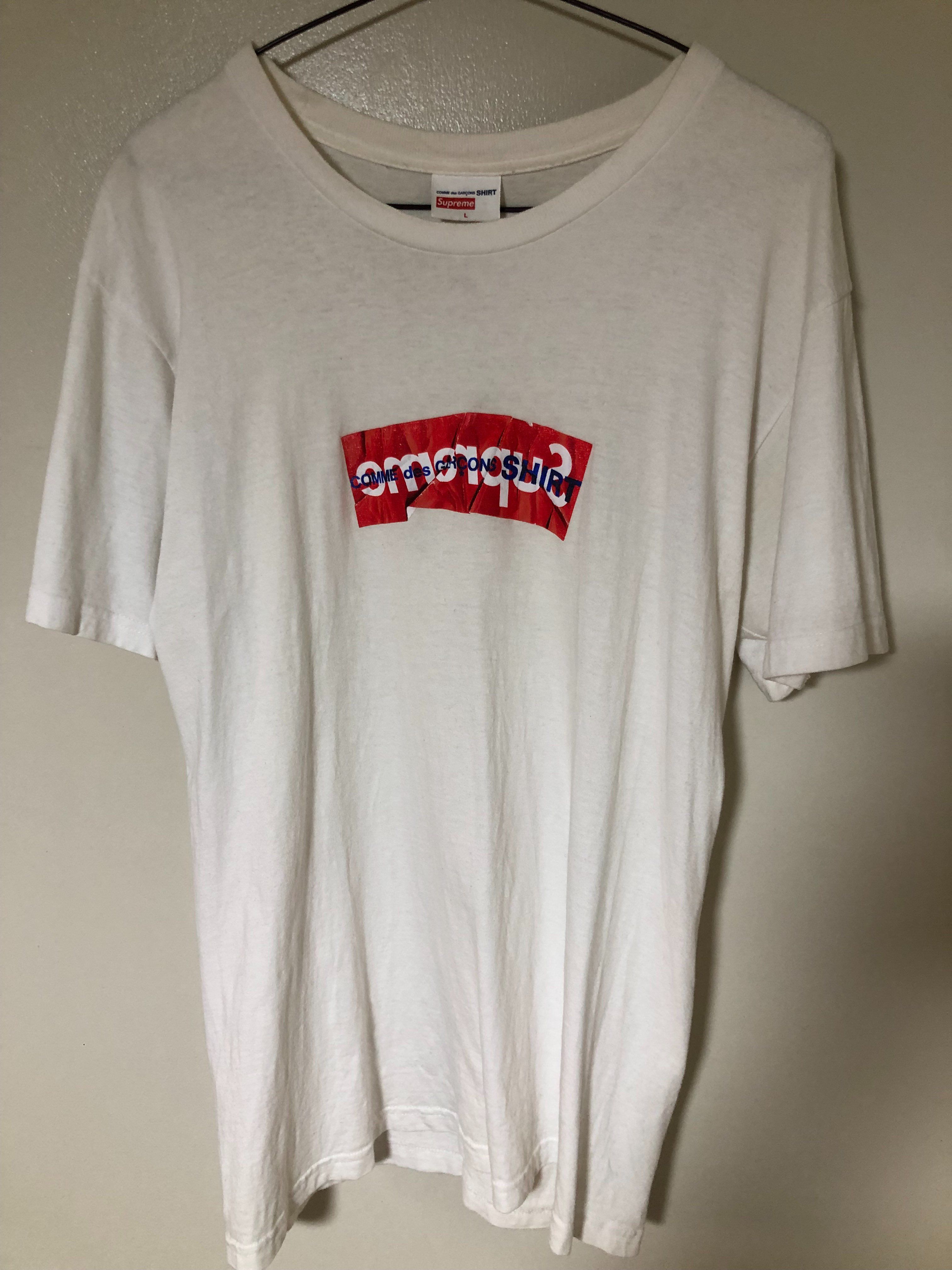 SUPREME COMME DES GARCONS BOX LOGO