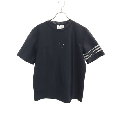美品 adidas Originals アディダスオリジナルス トレフォイルロゴ 半袖 Tシャツ L ブラック