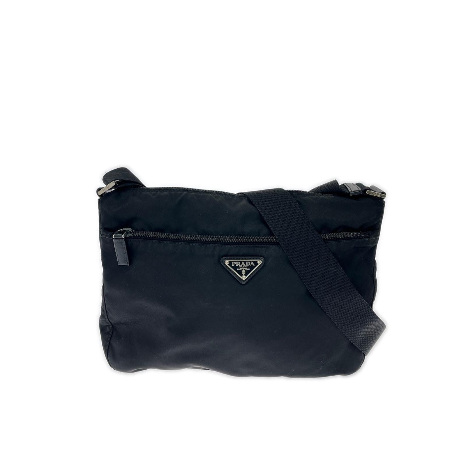PRADA プラダ ショルダーバッグ 斜め掛けカバン ナイロン レディース ブラック