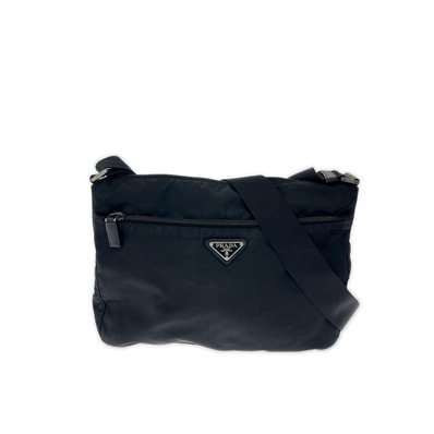 PRADA プラダ ショルダーバッグ 斜め掛けカバン ナイロン レディース ブラック