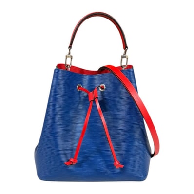 ルイヴィトン ネオノエ トリコロール エピ ショルダーバッグ エピレザー M55395 ブルー レディース LOUIS VUITTON 中古
