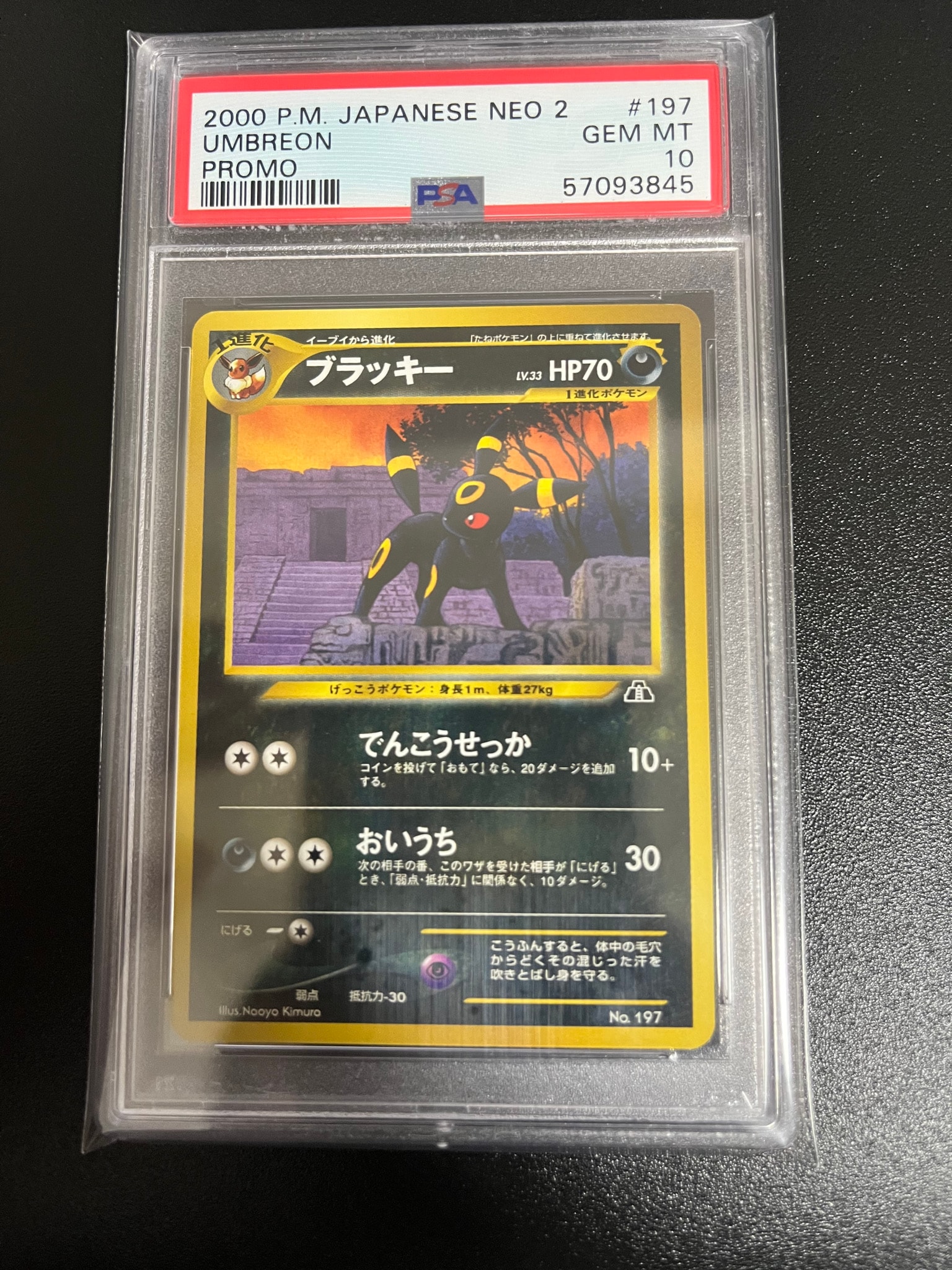 ブラッキープレミアムファイル2: 旧裏[neoP2 No.197] PSA9】ブラッキープレミアムファイル2: 旧裏[neoP2 No.197](プレミアム