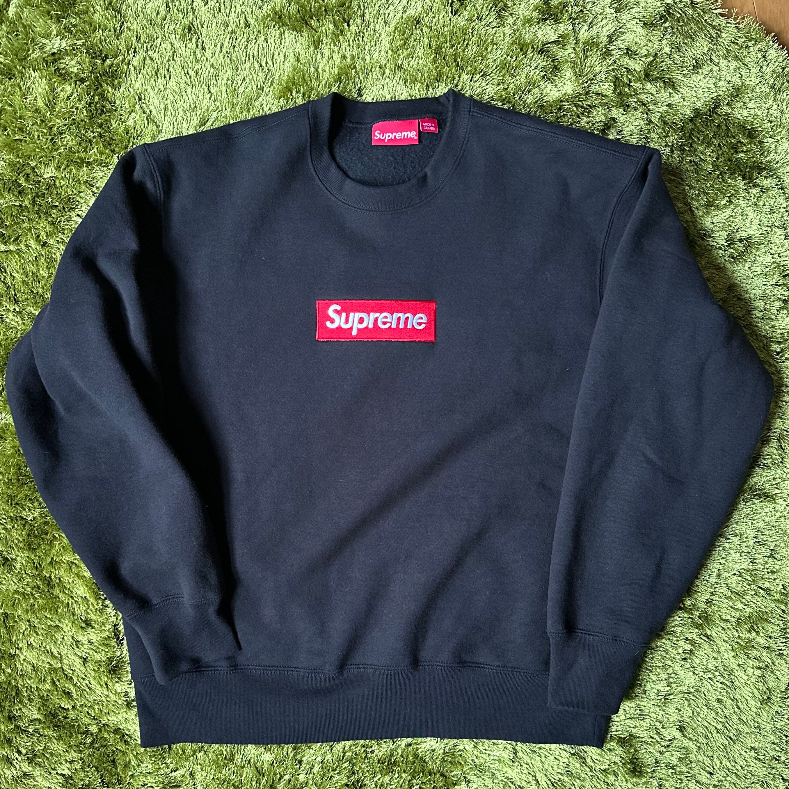 Supreme Box Logo Crewneck "Black" (22FW)