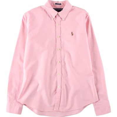 古着 ラルフローレン Ralph Lauren SPORT スポーツ SLIM FIT 長袖 ボタンダウンシャツ レディースL相当/eaa620527