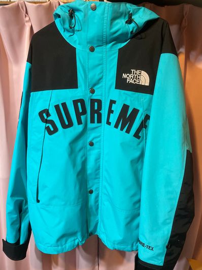 Supreme x The North Face Arc Logo Mountain Parka "Blue"