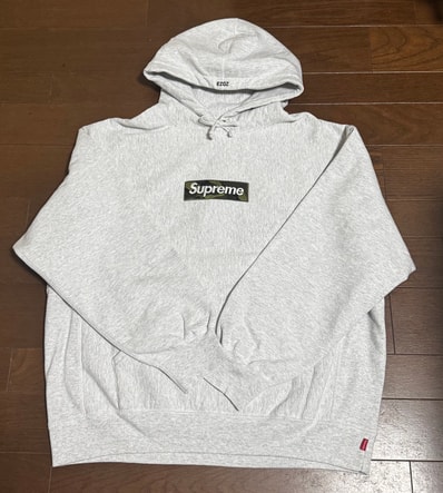Supreme Box Logo Hooded Sweatshirt "Ash Grey" (23FW)