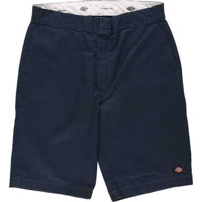 古着 ディッキーズ Dickies Loose Fit ストライプ柄 ワークショーツ ハーフパンツ メンズw34相当/eaa620284