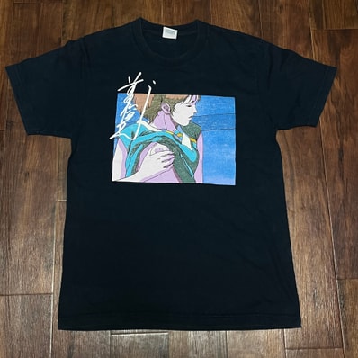 Supreme シュプリーム前田俊夫tシャツ半袖tee紺色プリントコラボ15AW