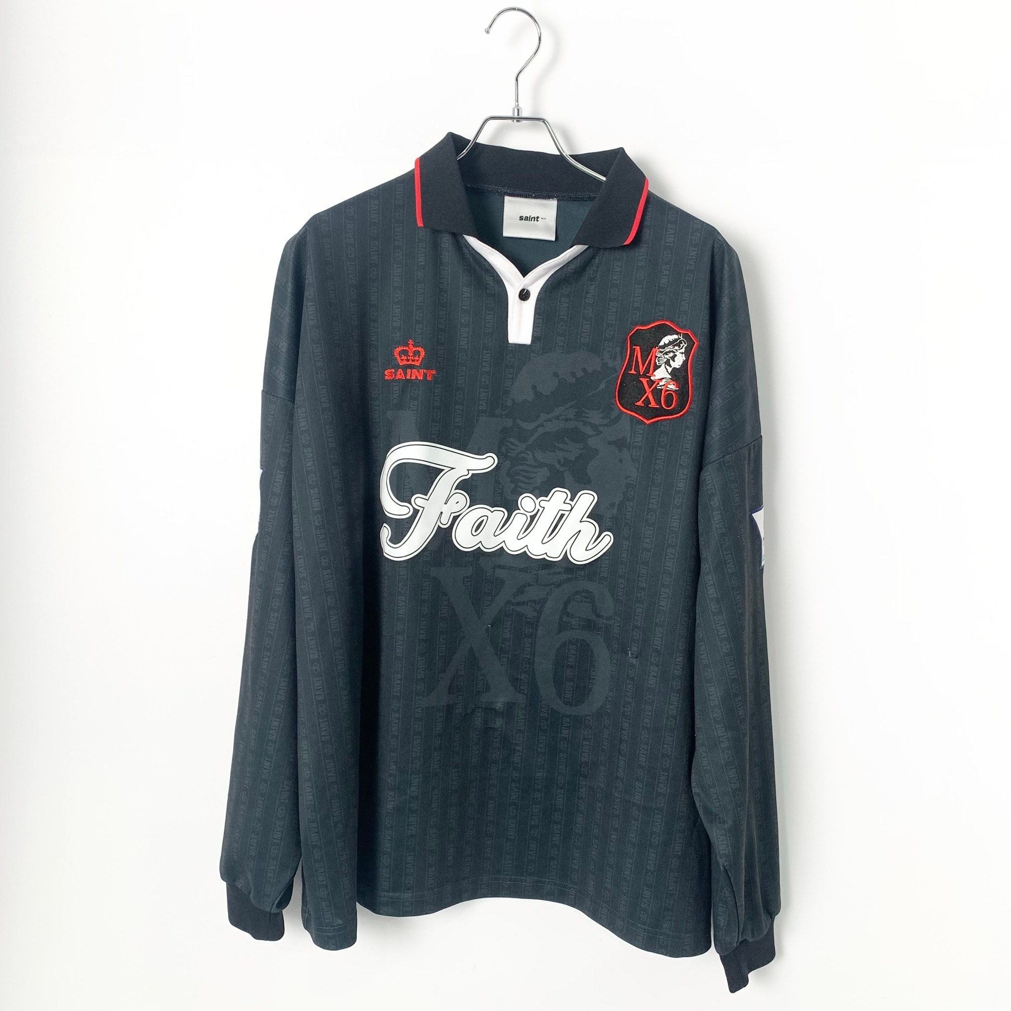 SAINT Mxxxxxx Soccer Shirt Faith "Black"