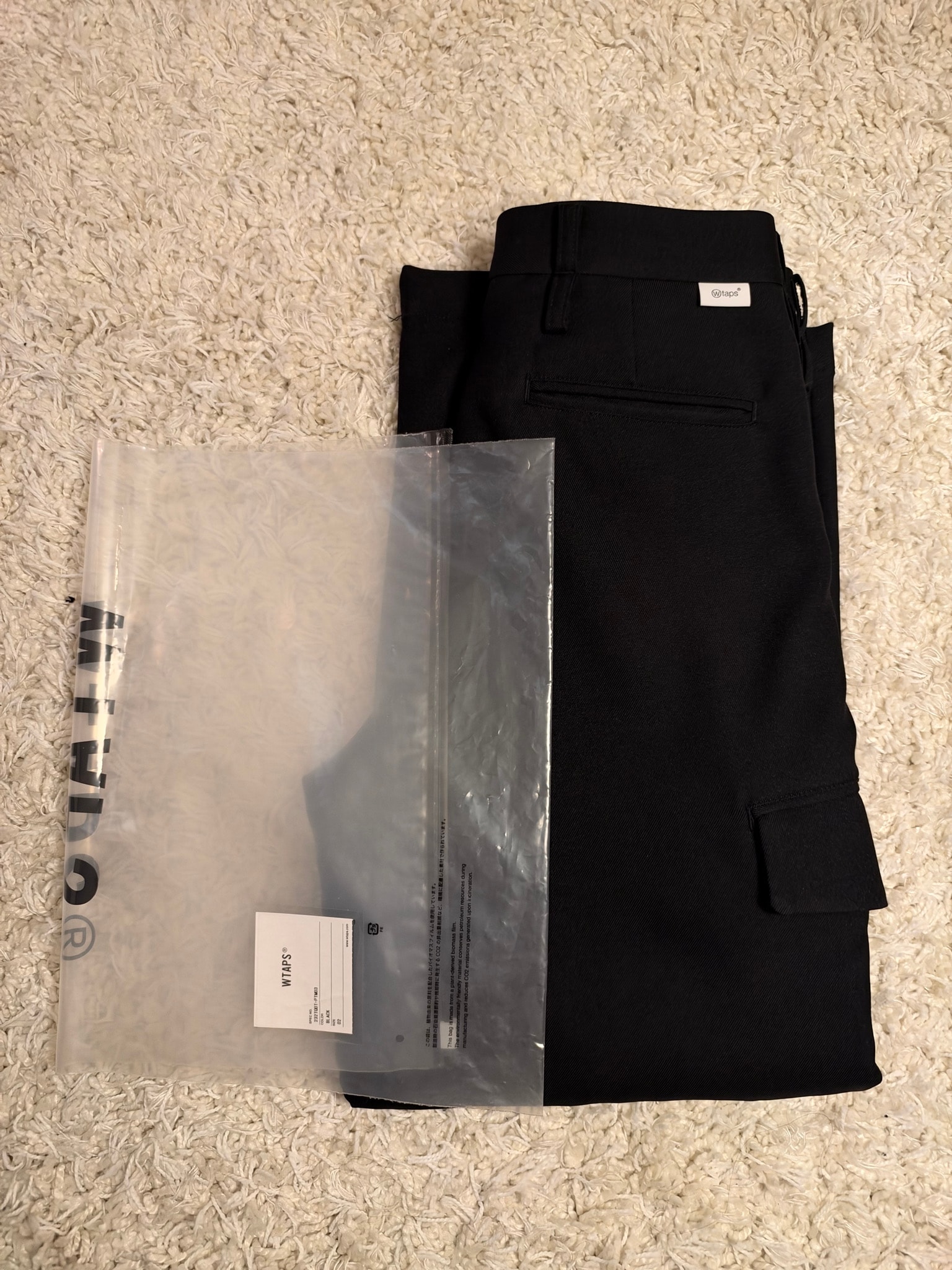 WTAPS LB / Trousers / Poly. Twill "Black"